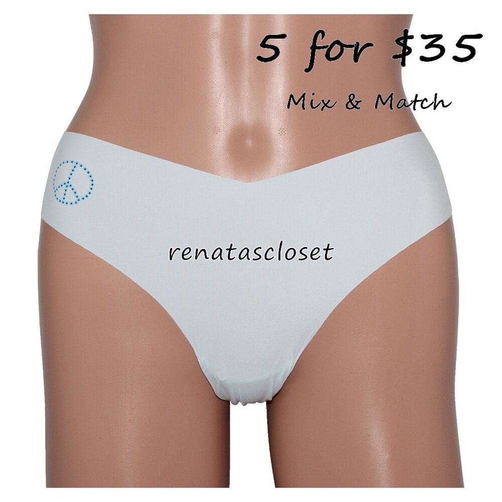 Aerie Women's No-Show Mesh Thong Underwear NWT